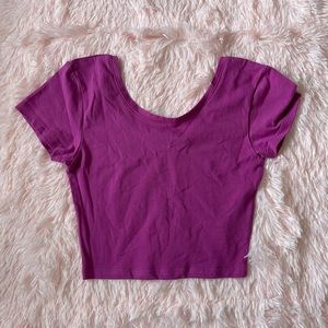 Crop top - hot pink